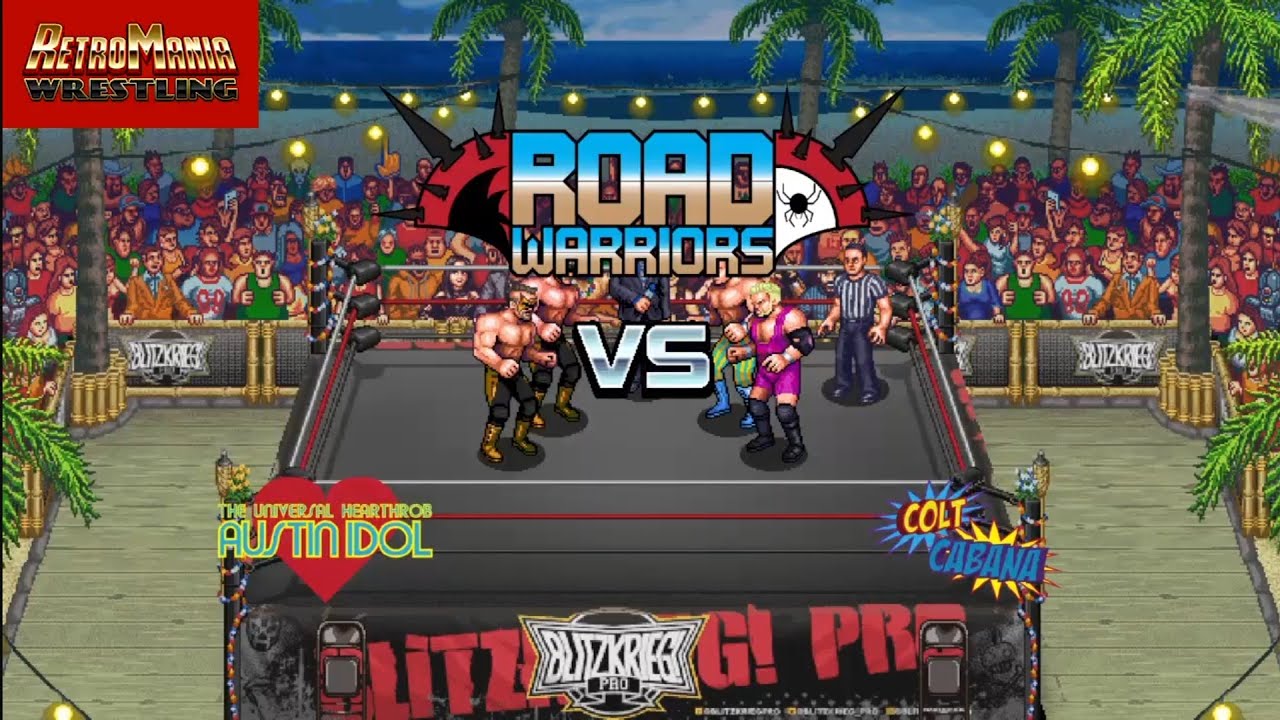 The Road Warriors vs The Blonde Idols. RetroMania Wrestling