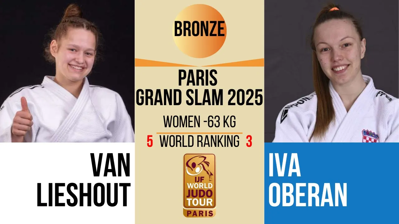 Joanne VAN LIESHOUT VS Joanne VAN LIESHOUT | PARIS Grand Slam 2026 | BRNONZE -63 kg