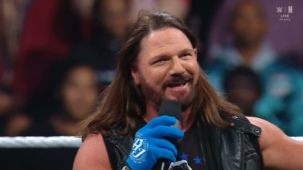 WWE RAW AJ STYLES ENTRANCE 02/23/26