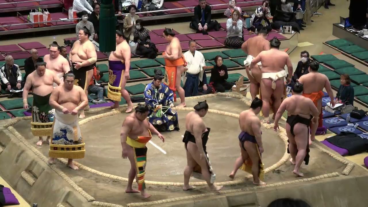 4K 十両土俵入り 尊富士 朝翠龍 白熊 一意 湘南乃海【大相撲令和8年1月場所】15日目 初場所 [JAN 2026 DAY15] 2026/01/25