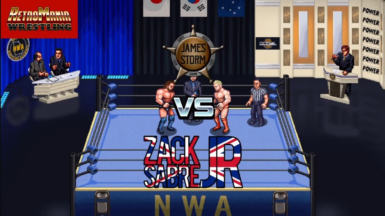 James Storm vs Zack Sabre Jr. NWA Power. RetroMania Wrestling