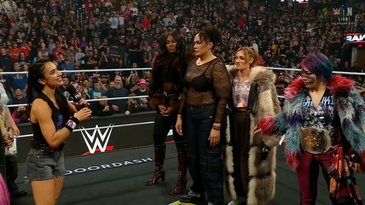 WWE RAW RHEA RIPLEY ENTRANCE 11/24/25