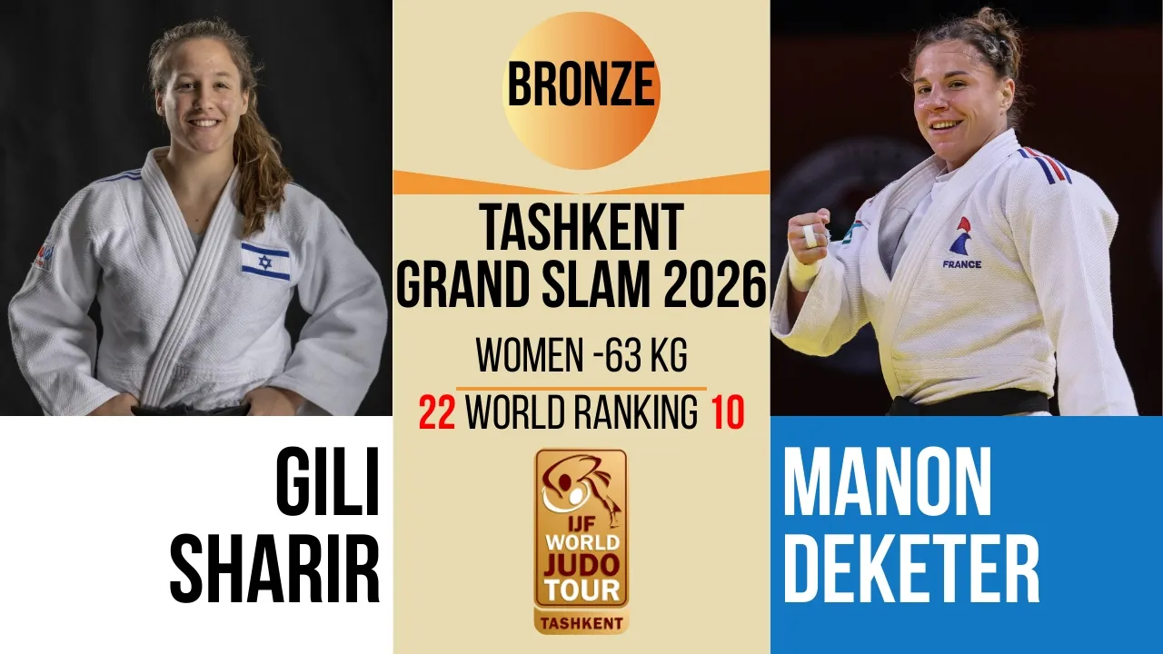 Gili SHARIR VS Manon DEKETER | Tashkent Grand Slam 2026 | BRONZE -63 kg