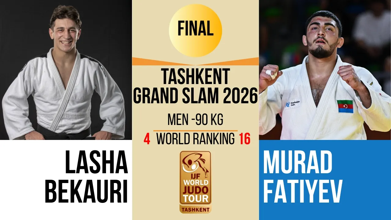 Lasha BEKAURI VS Murad FATIYEV | Tashkent Grand Slam 2026 | GOLD -90 kg