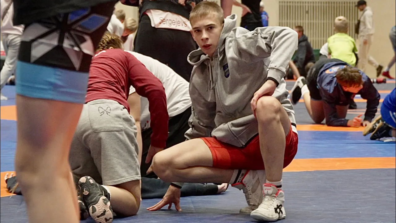 Warm-up short video. Klein freestyle and womens wrestling boys and girls tournament 2025.