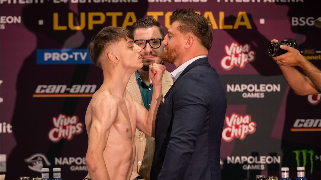 Morosanu, face to face cu Dragos înainte de a urca în ring