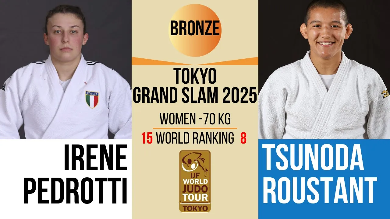 Irene PEDROTTI VS Ai TSUNODA ROUSTANT | TOKYO Grand Slam 2025 | BRONZE -70 kg