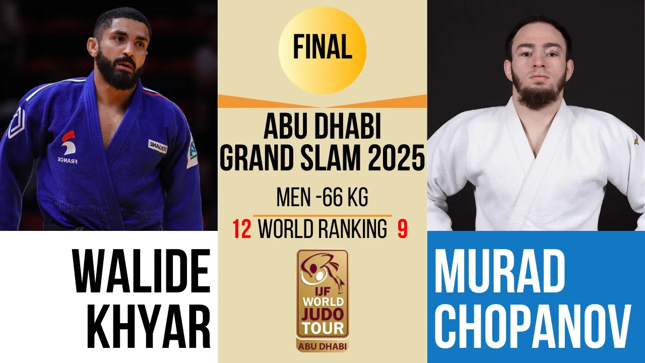 Walide KHYAR VS Murad CHOPANOV | Abu Dhabi Grand Slam 2025 | GOLD  -66 kg