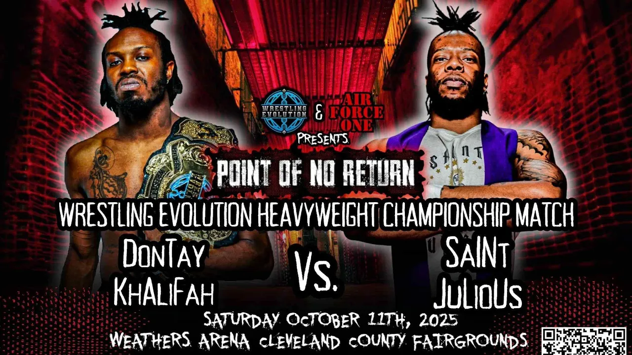 THE! Dontay Khalifah vs. Saint Julious: Wrestling Evolution, October 11, 2025
