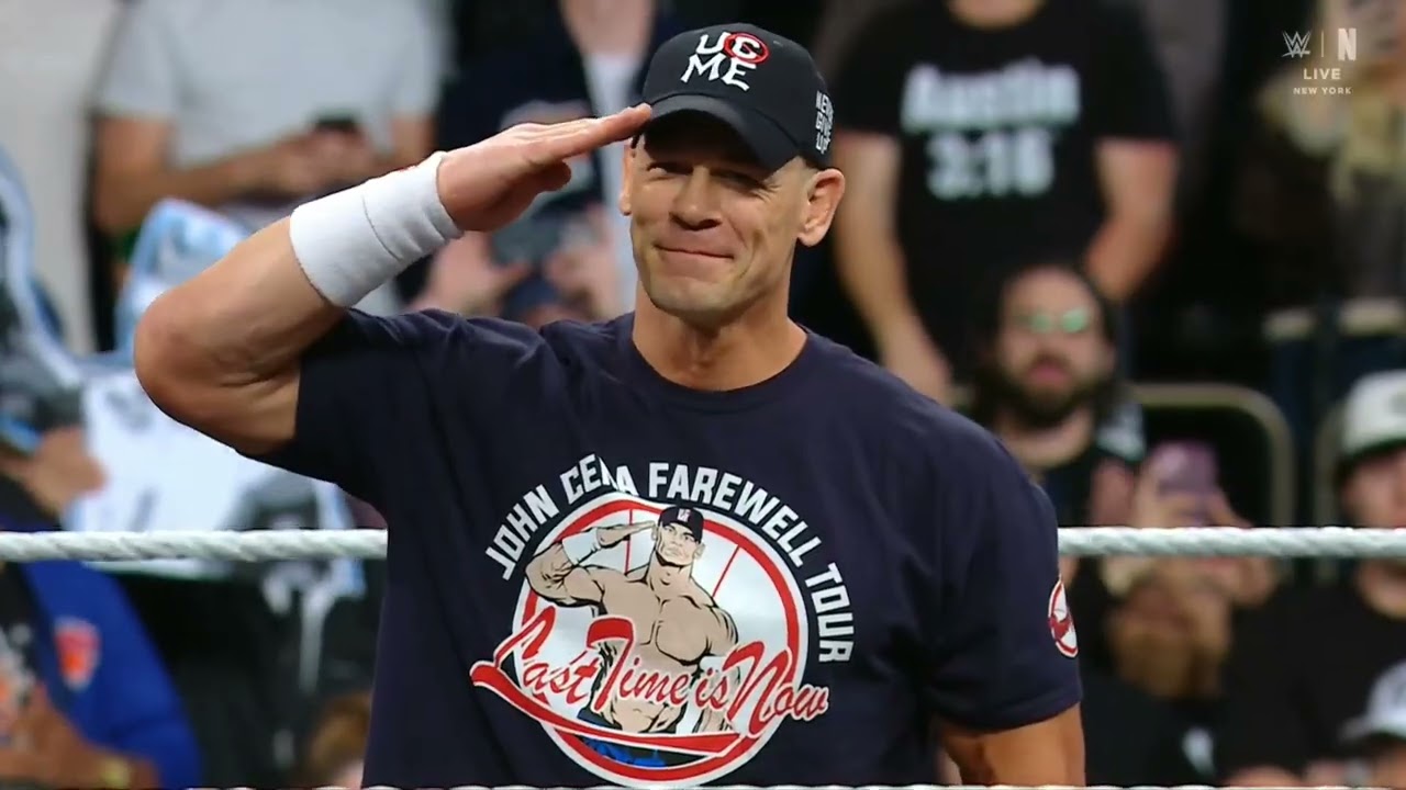 WWE RAW JOHN CENA FINAL RAW ENTRANCE 11/17/25