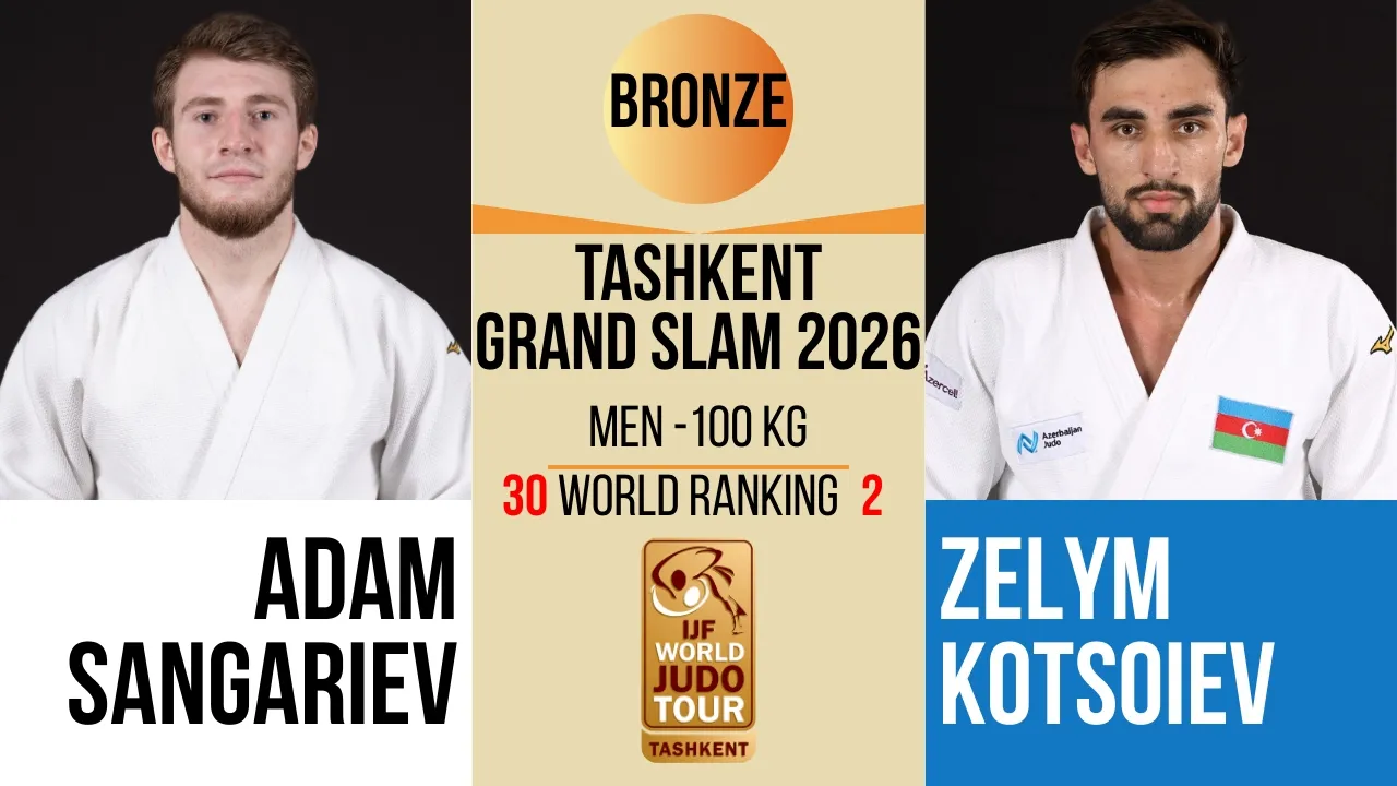 Adam SANGARIEV VS Zelym KOTSOIEV | Tashkent Grand Slam 2026 | BRONZE -100 kg