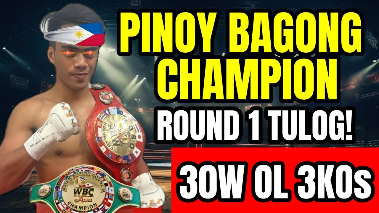 PINOY BAGONG CHAMPION 30W OL 30KOs LAHAT R1 TULOG | LATEST FIGHT OCT 2025!