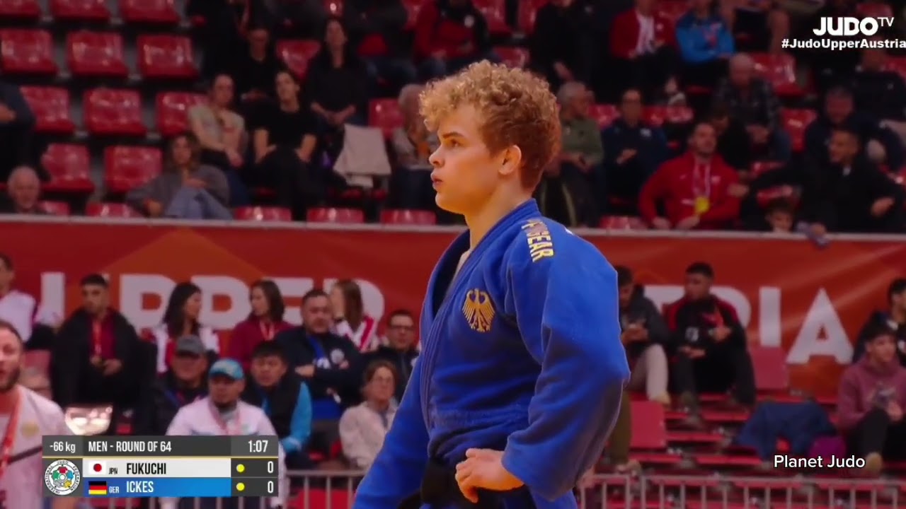 Shuntaro FUKUCHI 🇯🇵 🆚️ David ICKES 🇩🇪 | 1/32финала/-66кг | Гран При Австрия 2026