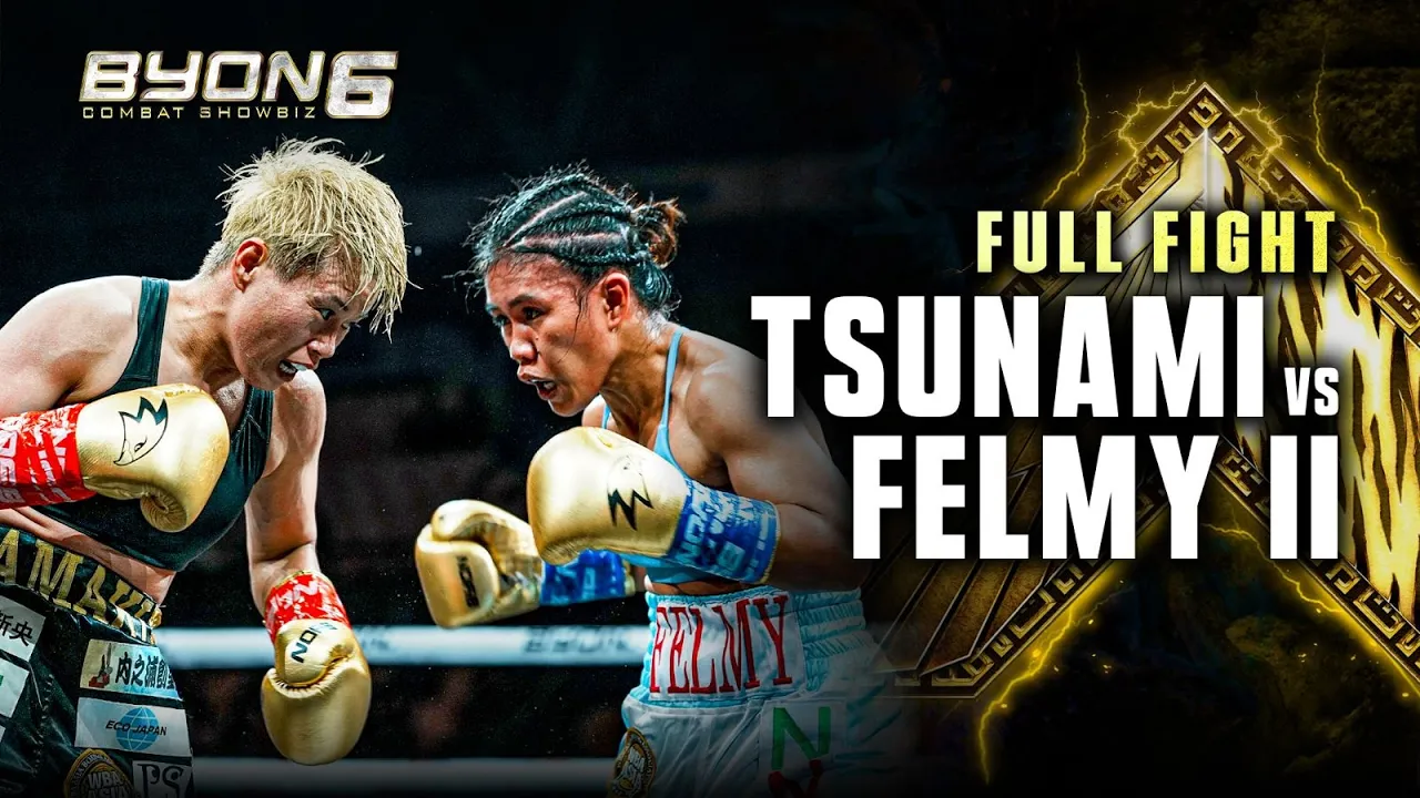 TENKAI TSUNAMI VS FELMY 'WARQUEEN' SUMAEHE ( BYON COMBAT SHOWBIZ 6 ) FREE FIGHT !