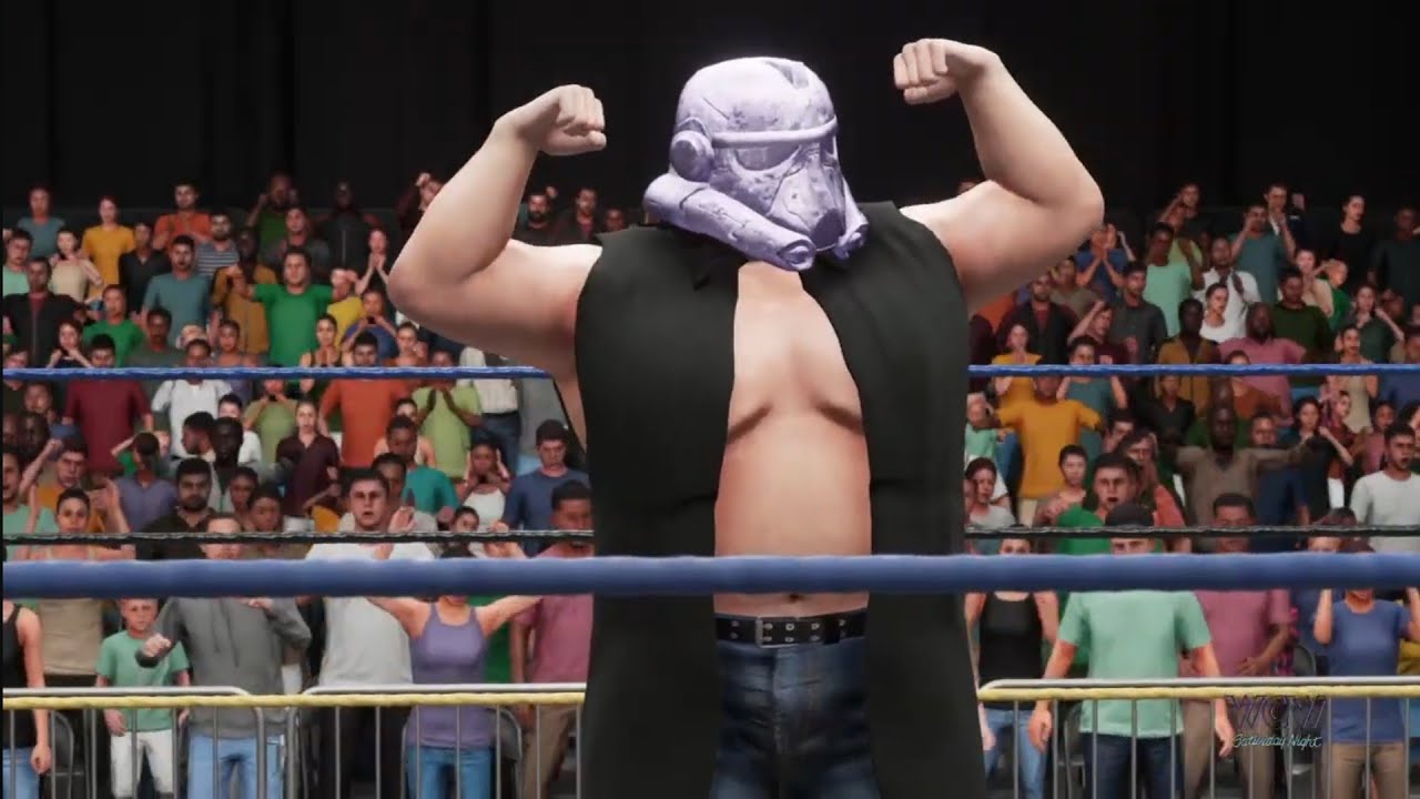 The Shockmaster vs The Diamond Stud. WWE 2K18