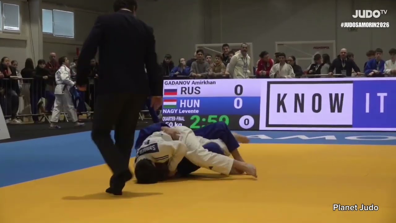 Amirkhan GADANOV 🇷🇺 🆚️ Levente NAGY 🇭🇺 | четвертьфинал/-50кг | Кубок Европы 2026 (кадеты) Словакия