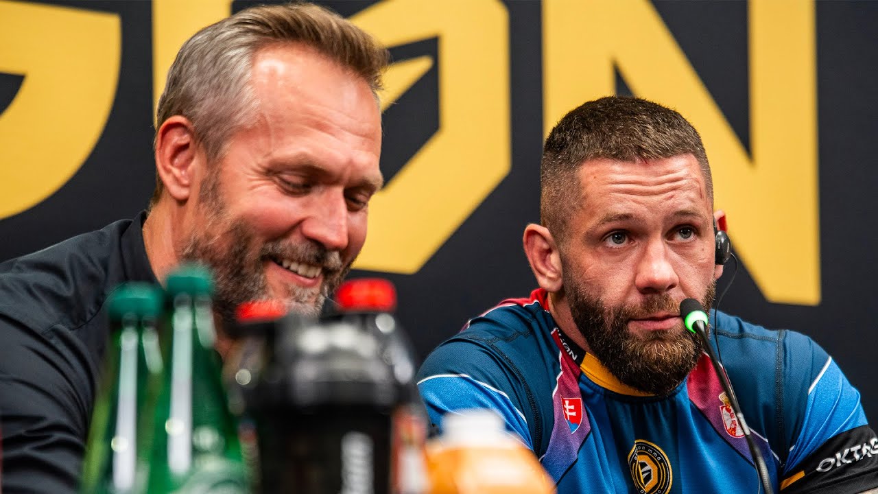 Pozápasová tisková konference 🇨🇿🇸🇰 | OKTAGON 77