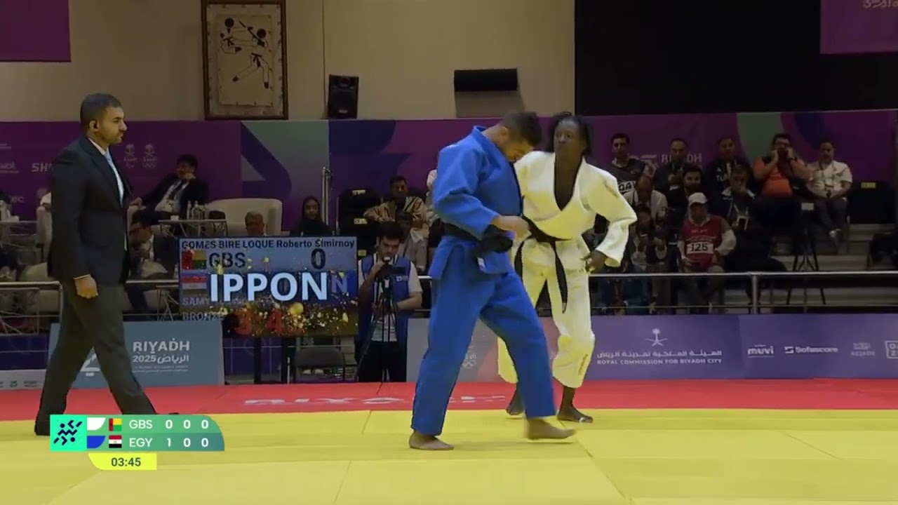 Roberto GOMES VS Youssry SAMY Islamic Solidarity Games Riyadh JUDO | Bronze medal contest -60 kg