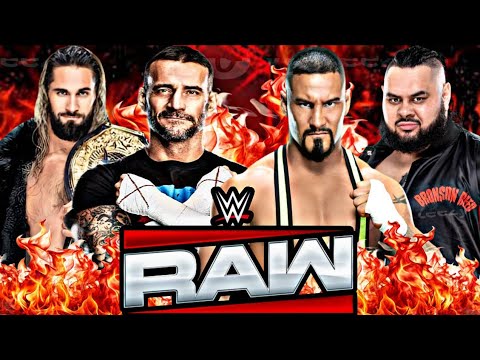 FULL MATCH - Seth Rollins & CM Punk Vs. Bron Breaker & Bronson Reed : WWE RAW Netflix 2025