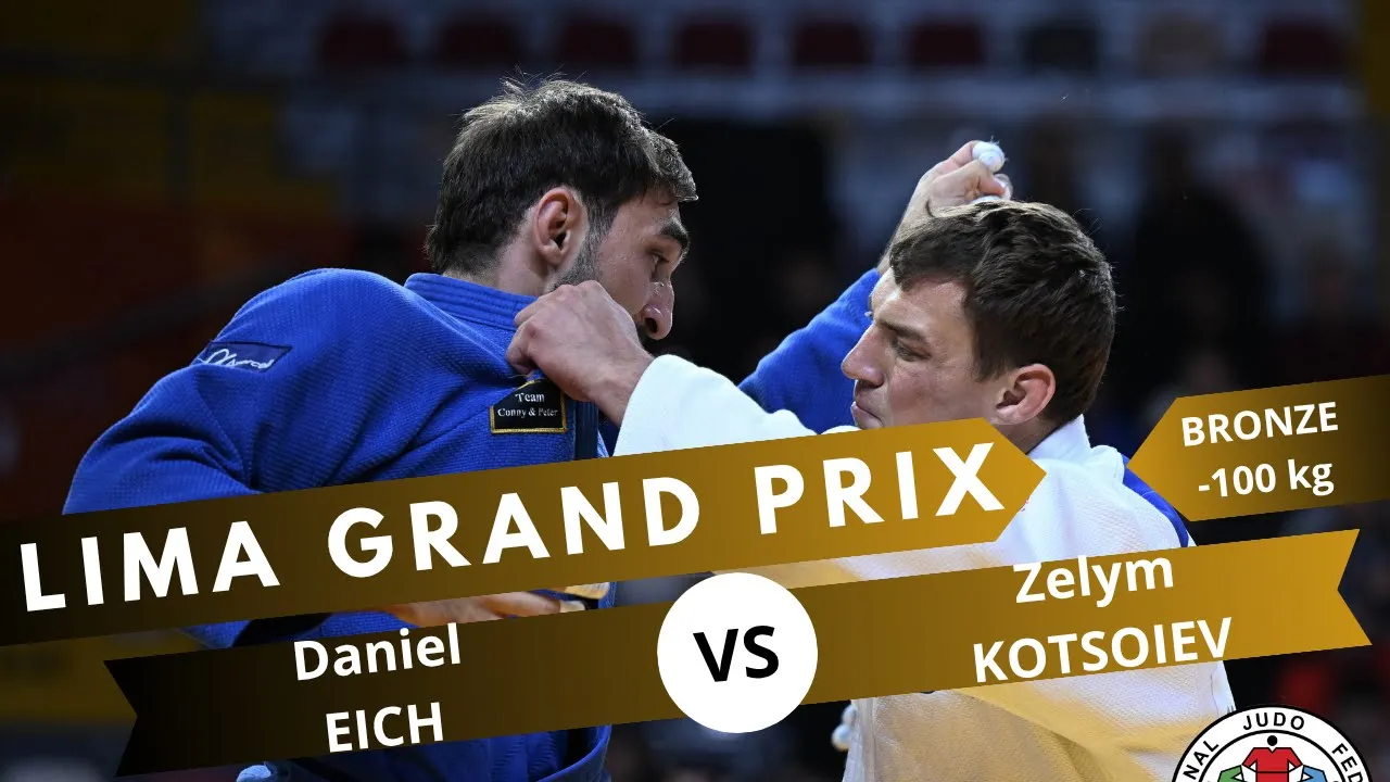 Daniel EICH VS Zelym KOTSOIEV Lima Grand Prix 2025 Bronze medal contest -100 kg