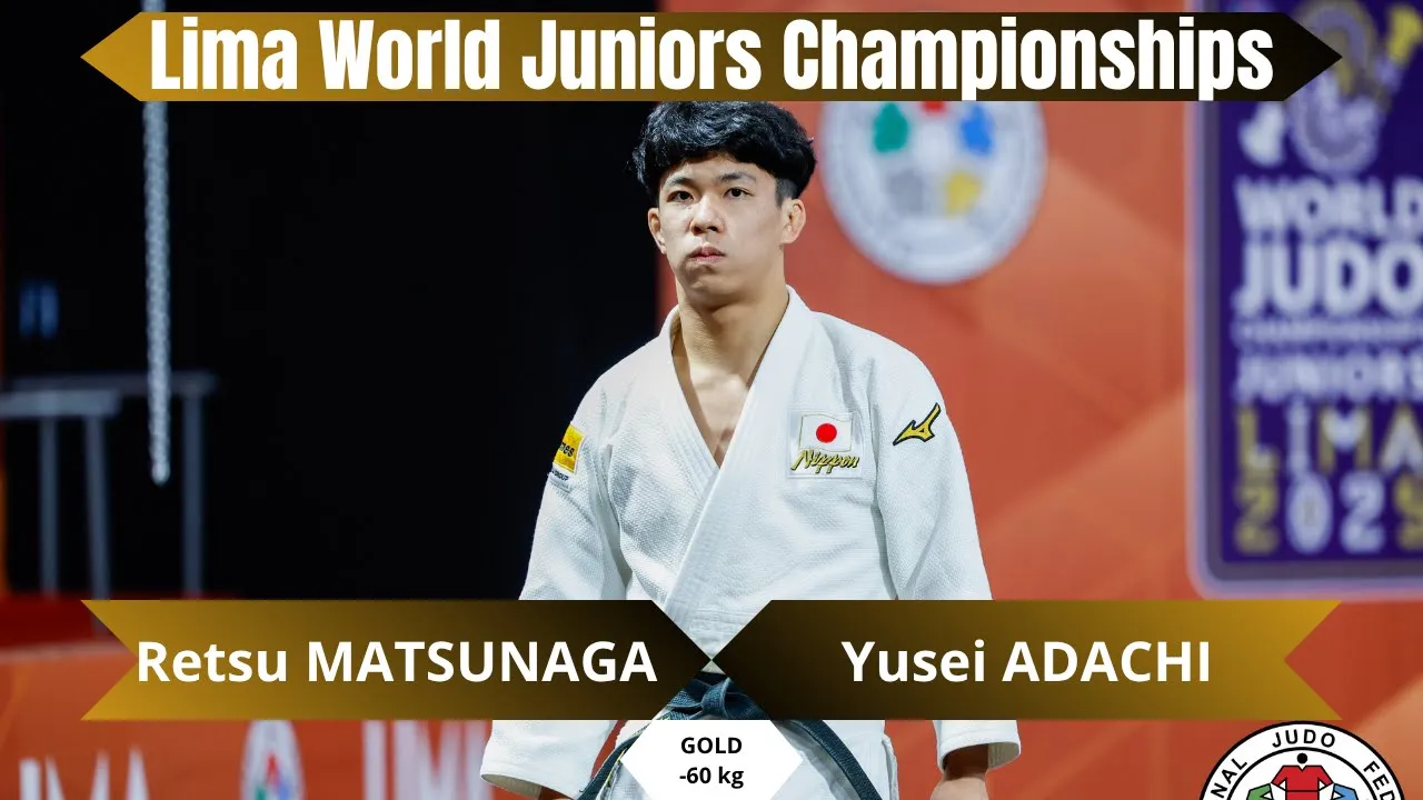Retsu MATSUNAGA VS Yusei ADACHI Lima Juniors World Championships 2025 Gold medal contest -60 kg