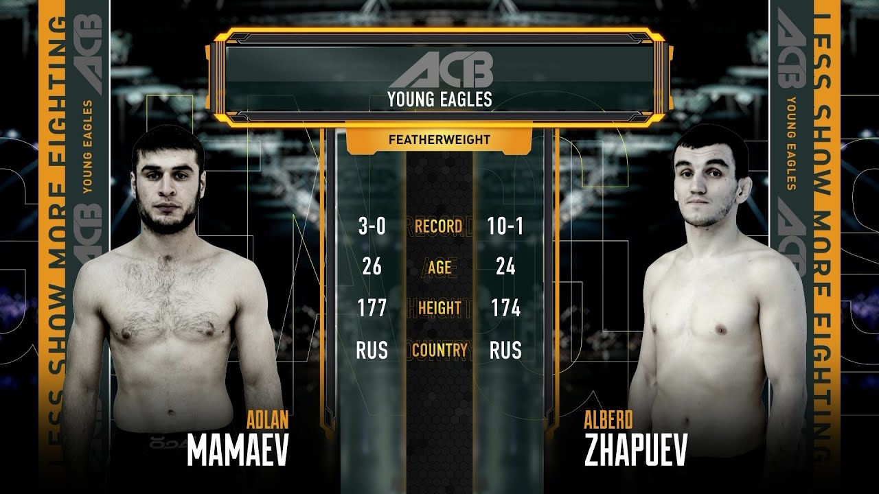 Адлан Мамаев vs. Альберд Жапуев | Adlan Mamaev vs. Alberd Zhapuev | ACB 78 - Young Eagles 24