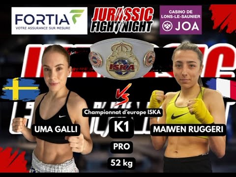 Maiwen RUGIERRI vs Uma GALLI By @vxstv  #jurassic #fight #european  #championship #iska