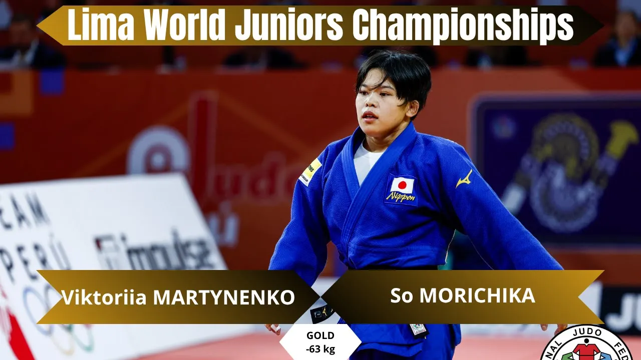 Viktoriia MARTYNENKO VS So MORICHIKA Lima Juniors World Championships 2025 Gold medal contest -63 kg