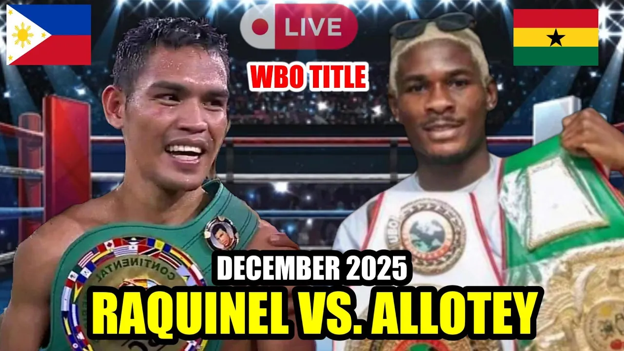 RAQUINEL vs ALLOTEY WBA Title | RAQUINEL 2X PINABAGSAK ANG BATO-BATO SA R1