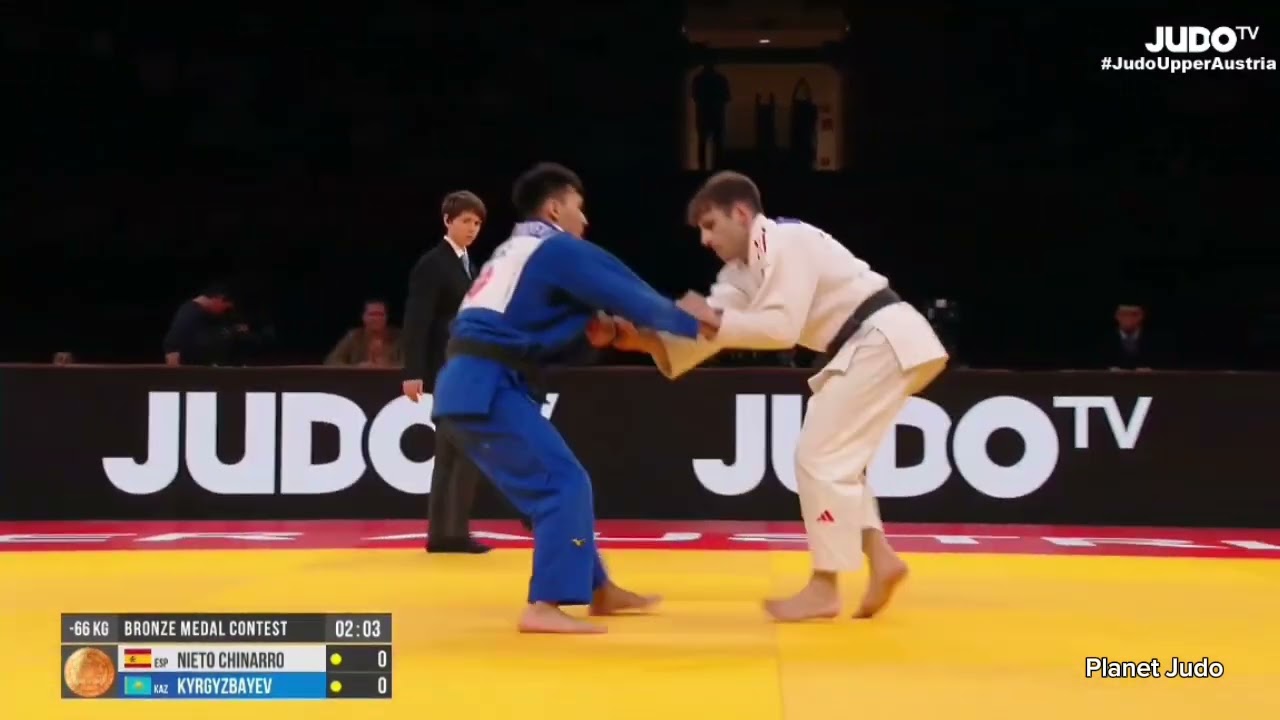 Adrian NIETO CHINARRO 🇪🇦 🆚️ Gusman KYRGYZBAYEV 🇰🇿 | схватка за бронзу/-66кг | Гран При Австрия 2026