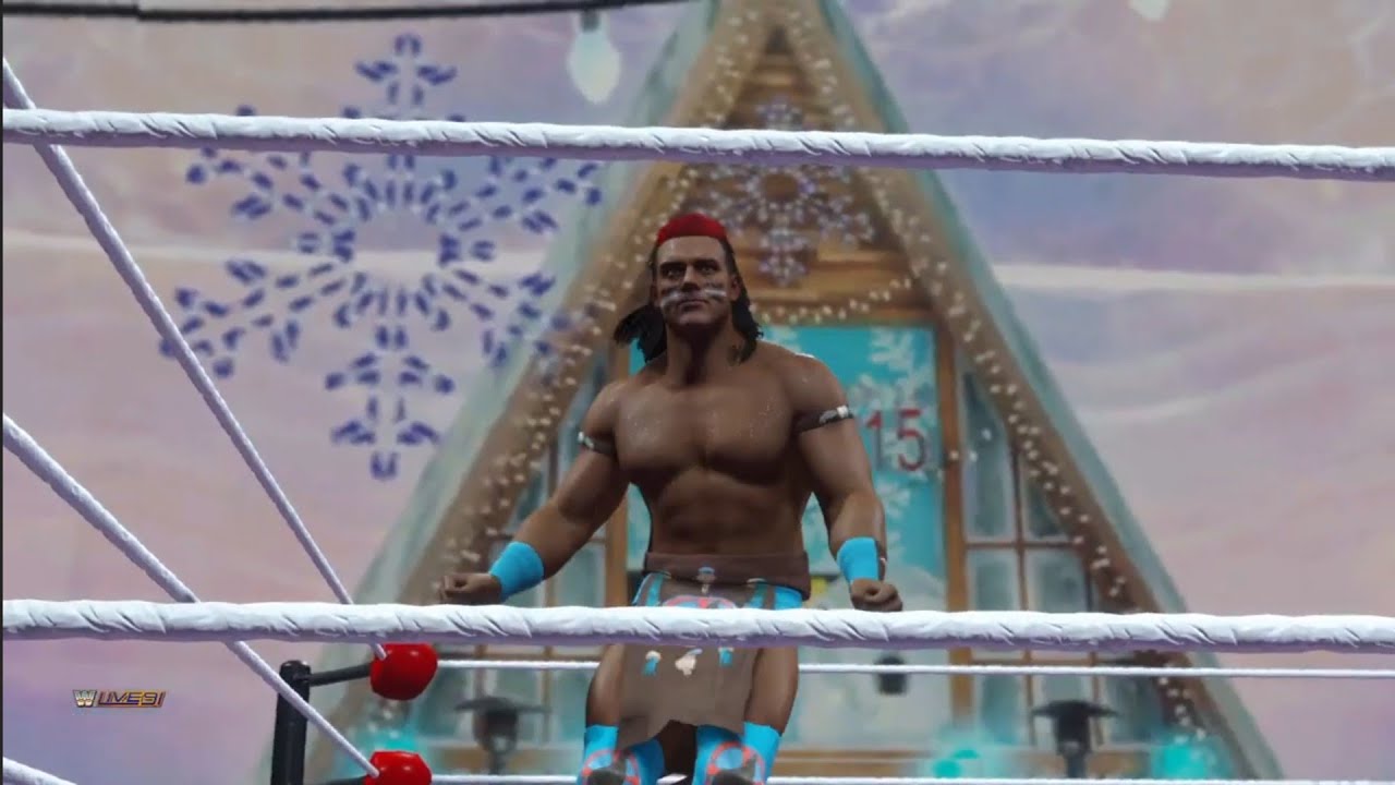 Tatanka vs Hercules. WinterFest. WWE 2K24