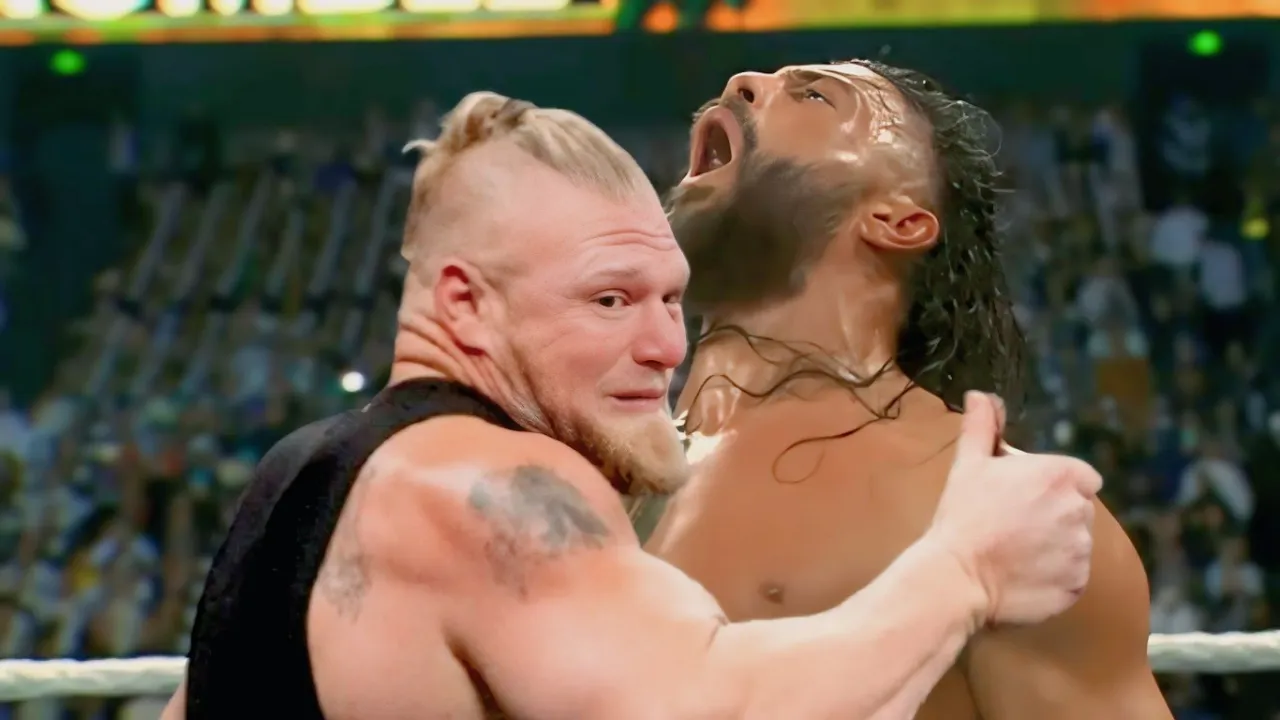 WWE Raw ,2026 | Eventually Roman Reigns gets angry and makes a brutal attack on Brock Lesnar. 