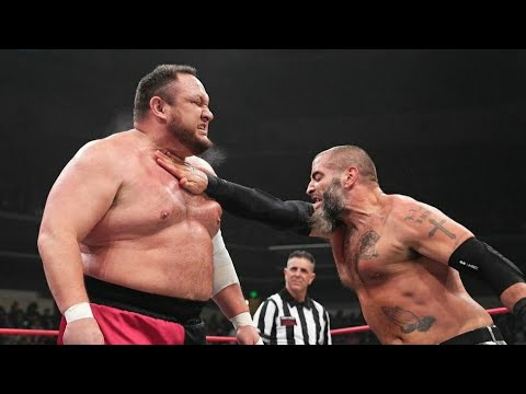 Samoa Joe vs Mark Briscoe Supercard of Honor 2023 highlights