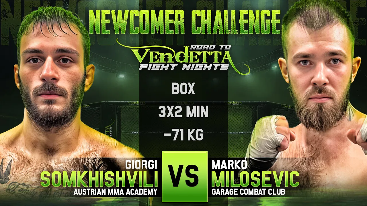 Giorgi Somkhishvili VS Marko Milosevic | Newcomer Challenge - Road to Vendetta