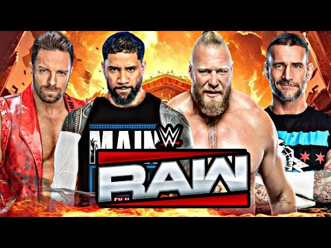 WWE RAW Highlights Jey Uso &La Knight Vs. Brock Lesnar & Cm Punk : WWE RAW Netflix 2025