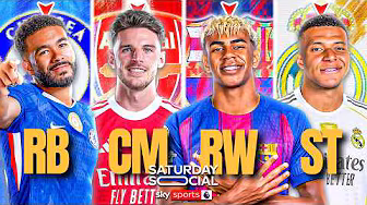 Picking the BEST Champions League player in EACH position! 🏆 | Saturday Social