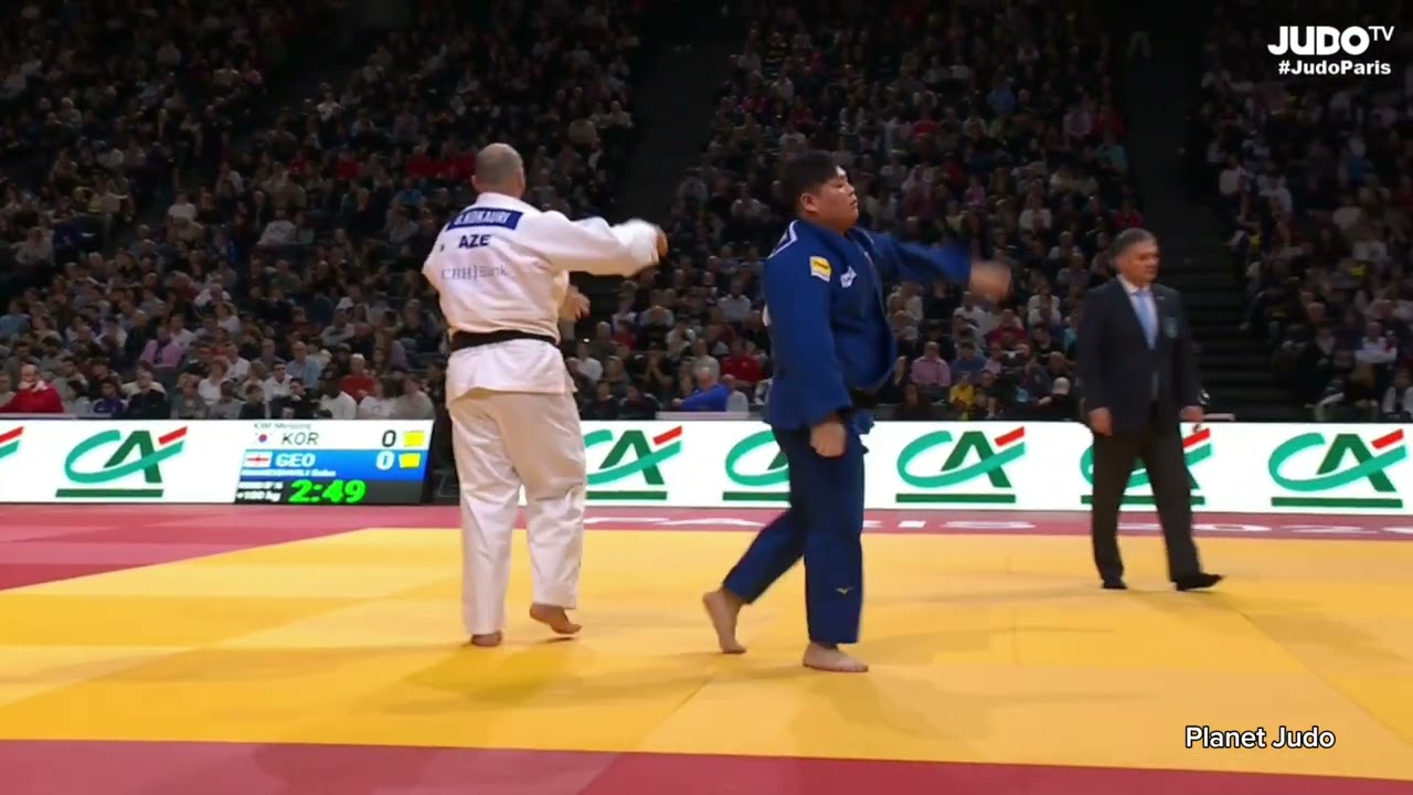 Ushangi KOKAURI 🇦🇿 🆚️ Kanta NAKANO 🇯🇵 | 1/8 финала /+100кг | Большой Шлем Париж 2026