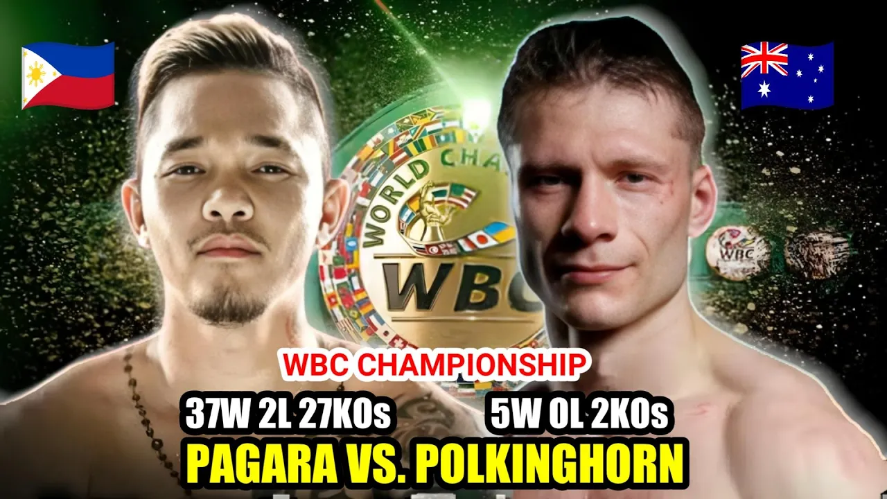 PAGARA vs POLKINGHORN WBC TITLE | PAGARA FACEOFF GUSTO NA BANATAN! HAMBOG BAGSAK SA R1