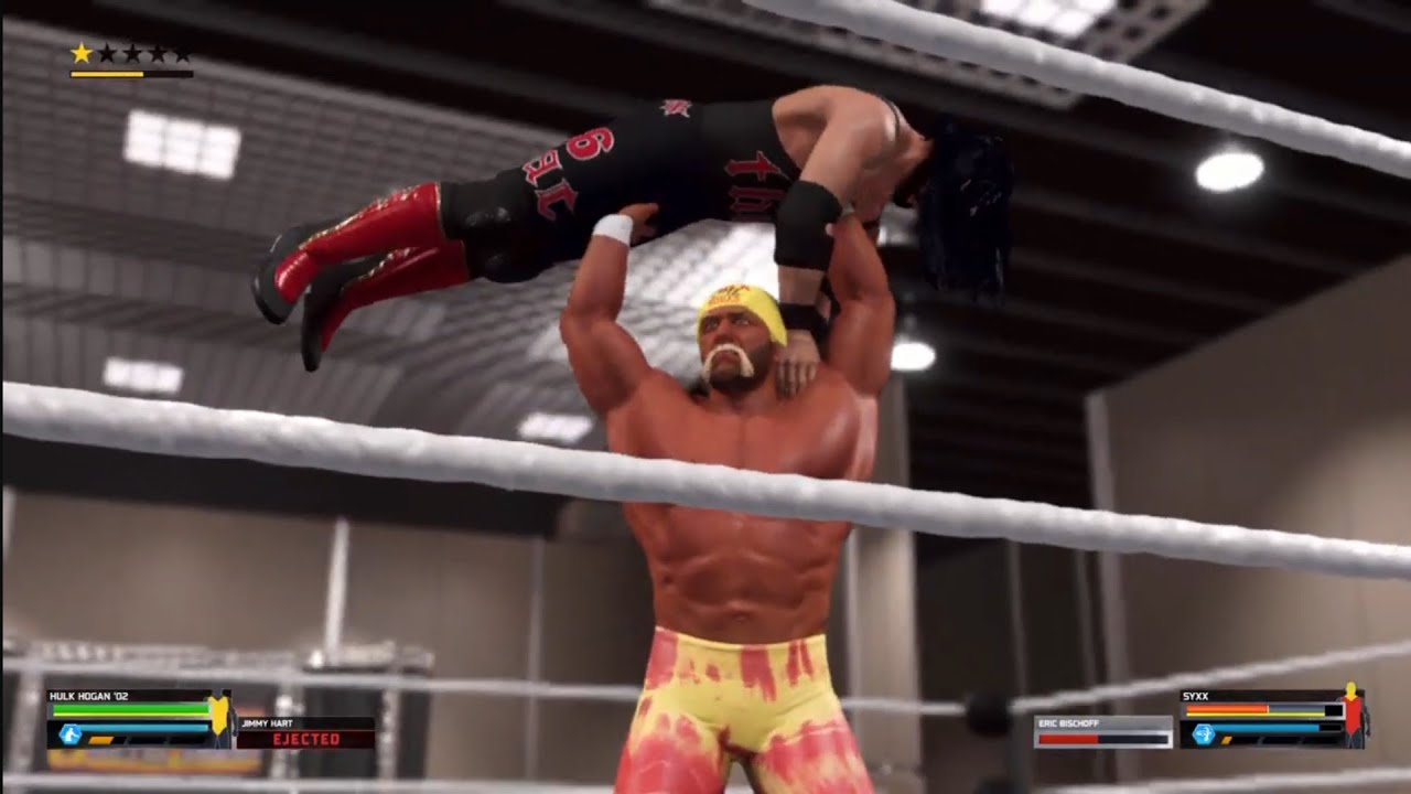 Hulk Hogan vs Syxx. Grapple Legends Convention. WWE 2K25