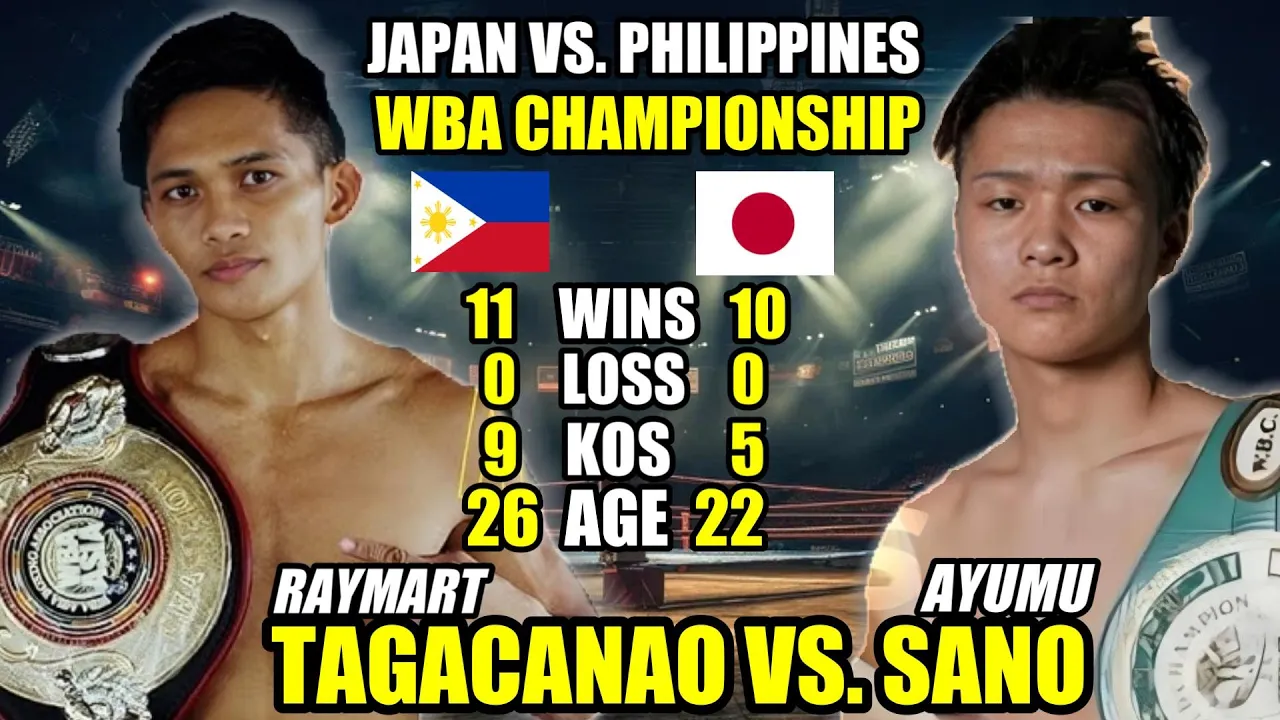 TAGACANAO vs SANO LABANAN NG UNDEFEATED! PHILIPPPINES vs JAPAN | WBA Championship Oct 2025 Latest