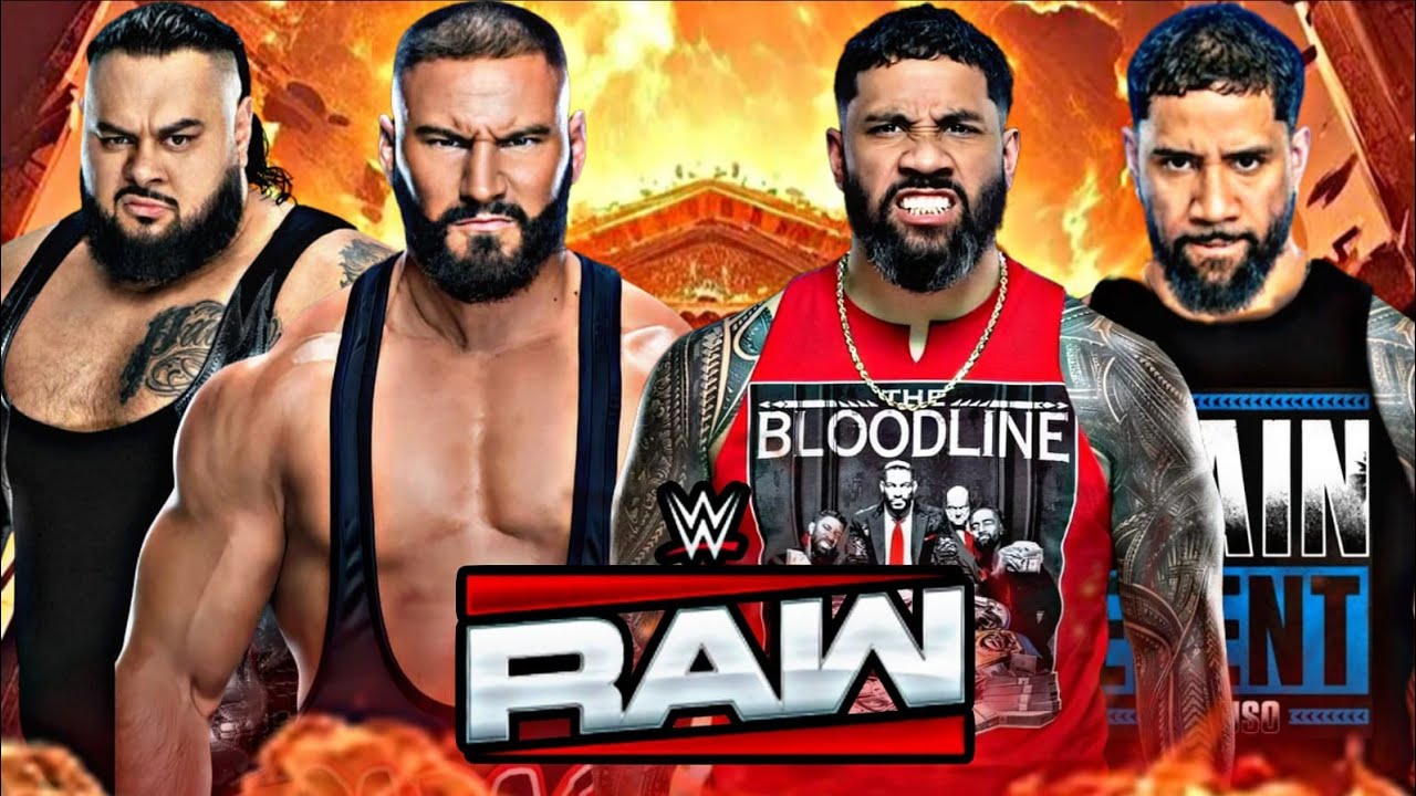 FULL MATCH - Bron Breaker & Bronson Reed Vs. Jey uso & Jimmy Uso : WWE Raw Netflix 2025