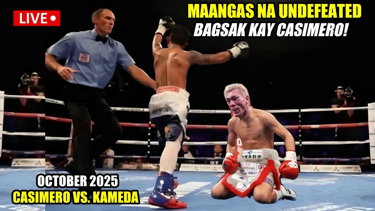 CASIMERO BAGSAK ANG MAANGAS NA UNDEFEATED | CASIMERO VS KAMEDA OCT 2025!