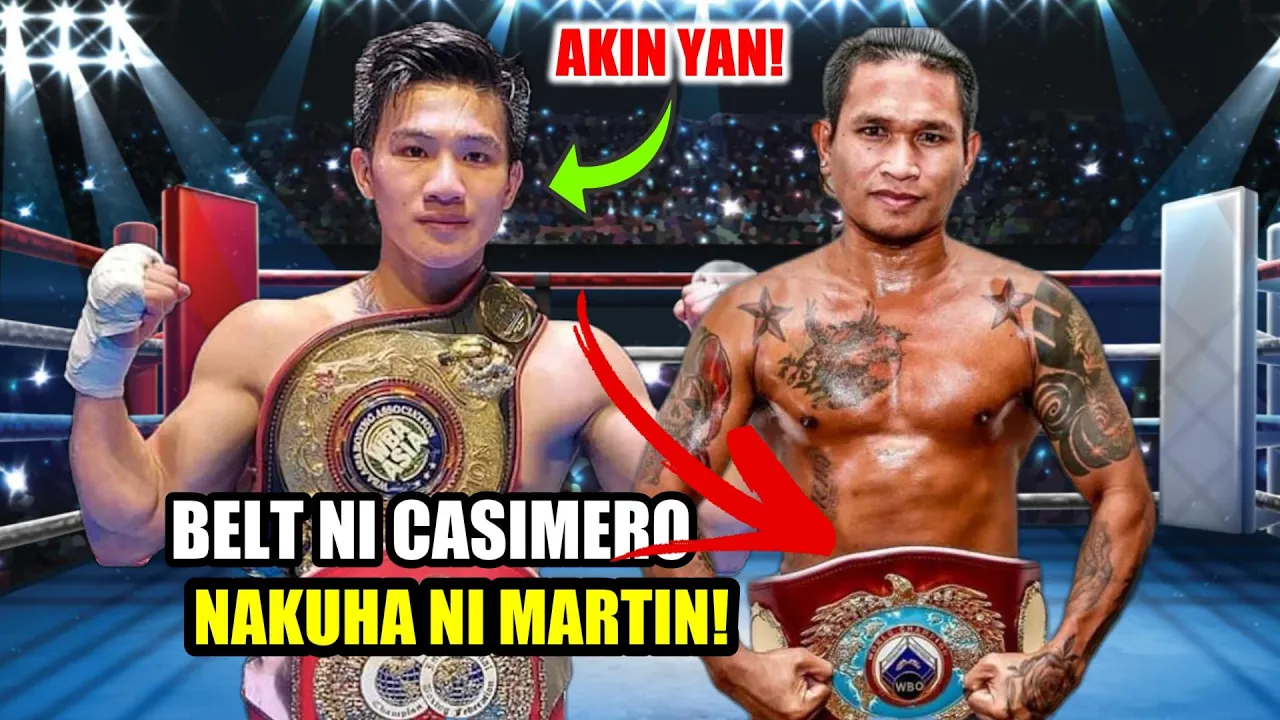 BELT NI CASIMERO NABAWI NI MARTIN! BAGSAK SA ROUND 6!