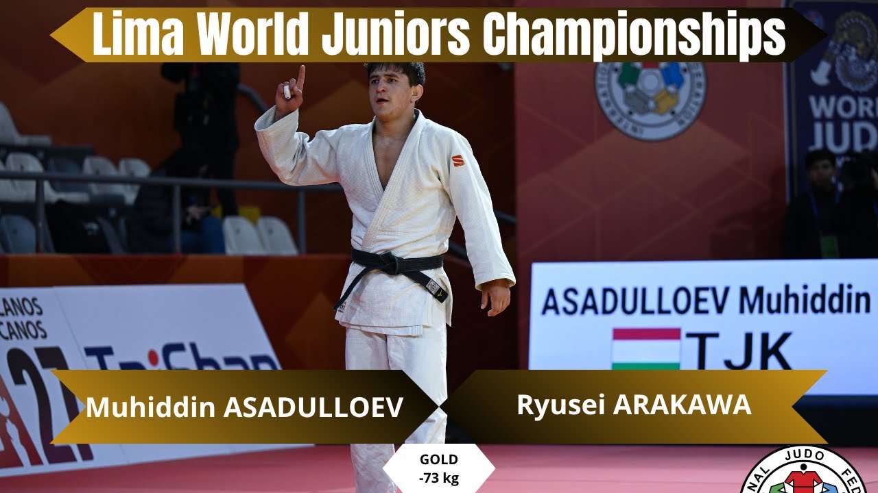 Muhiddin ASADULLOEV VS Ryusei ARAKAWA Lima Juniors World Championship 2025 Gold medal contest -73 kg