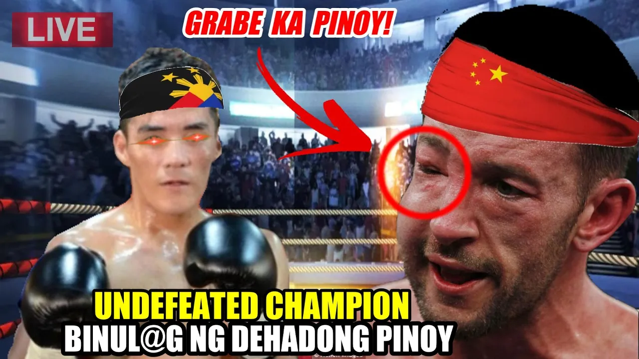 PINOY BINUL@G ANG UNDEFEATED CHAMPION SA HARAP NG FANS!