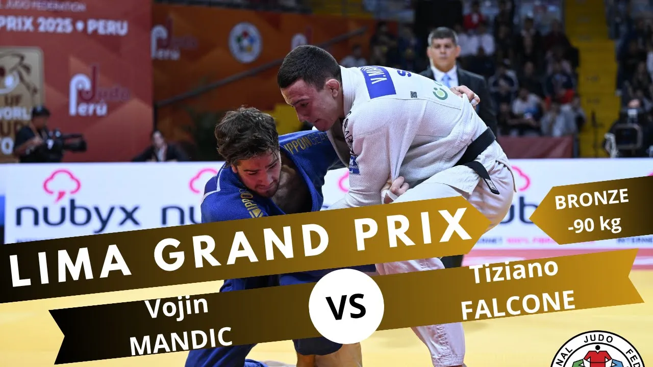 Vojin MANDIC VS Tiziano FALCONE Lima Grand Prix 2025 Bronze medal contest -90 kg