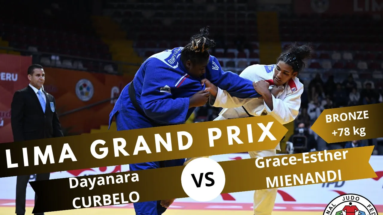Dayanara CURBELO TRAVIESO VS Grace-Esther MIENANDI LAHOU Lima Grand Prix 2025 Bronze medal +78 kg