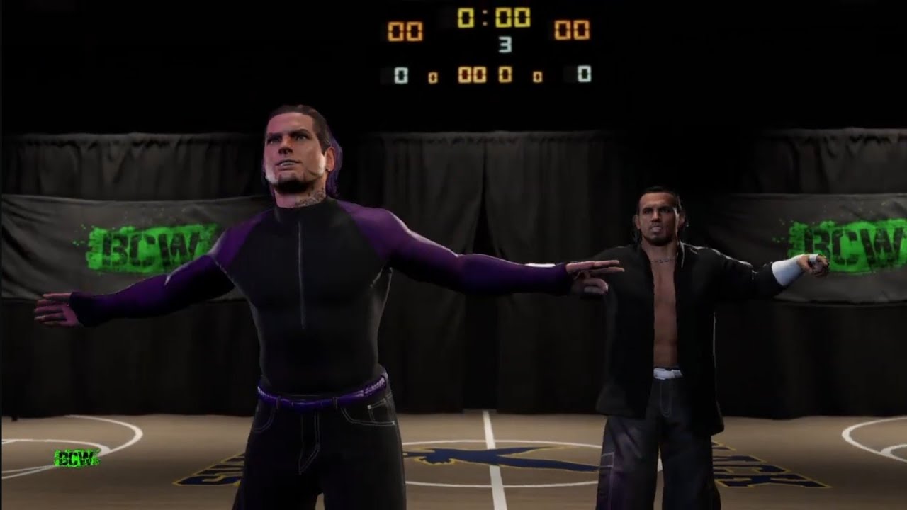 The Hardy Boyz vs The Toxic Table. BCW. WWE 2K24