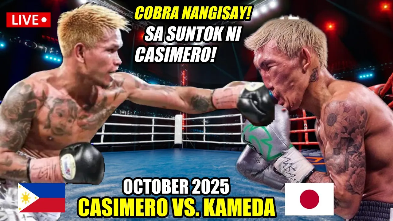 COBRA NANGISAY PARANG NABUDBURAN NG ASIN SA SUNTOK NI CASIMERO! CASIMERO VS KAMEDA OCT 2025