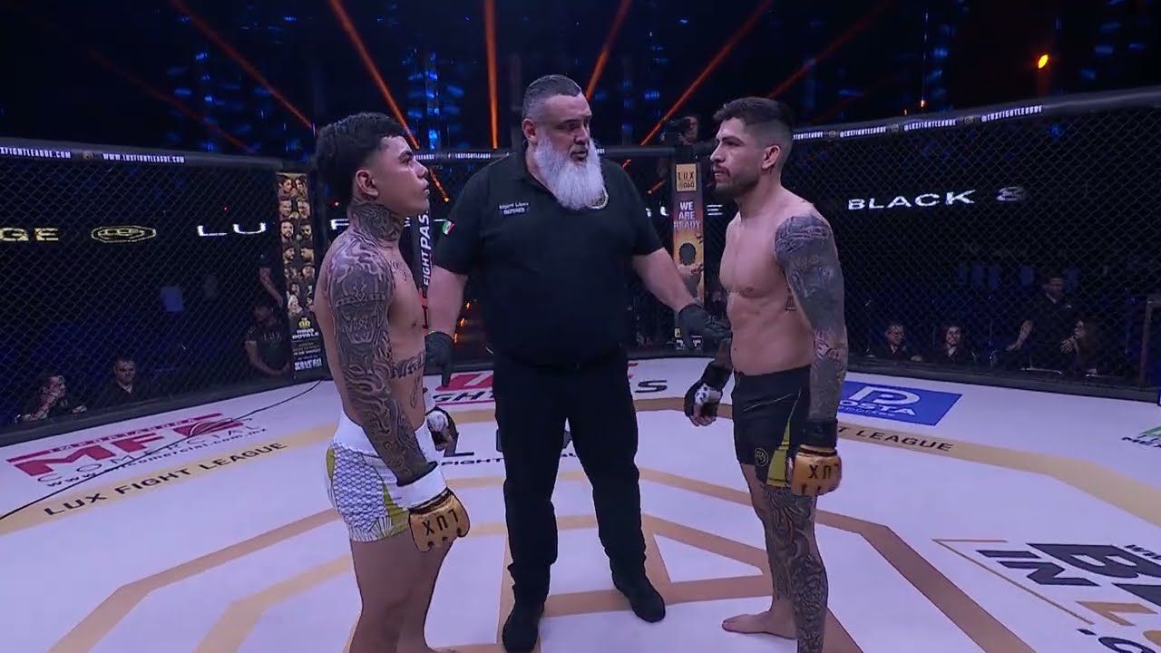¡Armbar en el 1er round! Zaid “Lil Nightmare” Varela somete a Cesar “El Lira” Bourjac | LUX 059